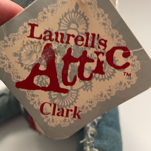 NWT Laurell’s Attic Clark Denim Patriotic Bear - Collectors  7” high - Picture 2 of 6